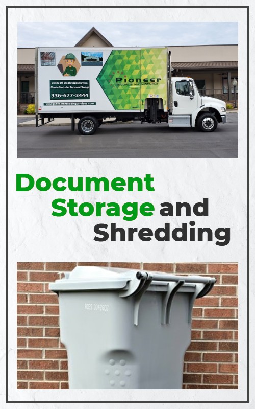 Pioneer Shredding Services – On-site and Off-site shredding services based  in Yadkinville, North Carolina.